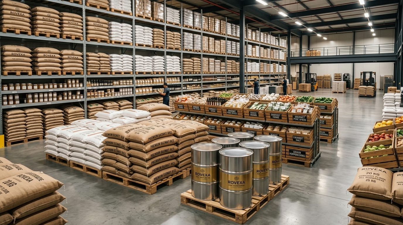 Rovexa B2B Commercial Food Supplies Warehouse